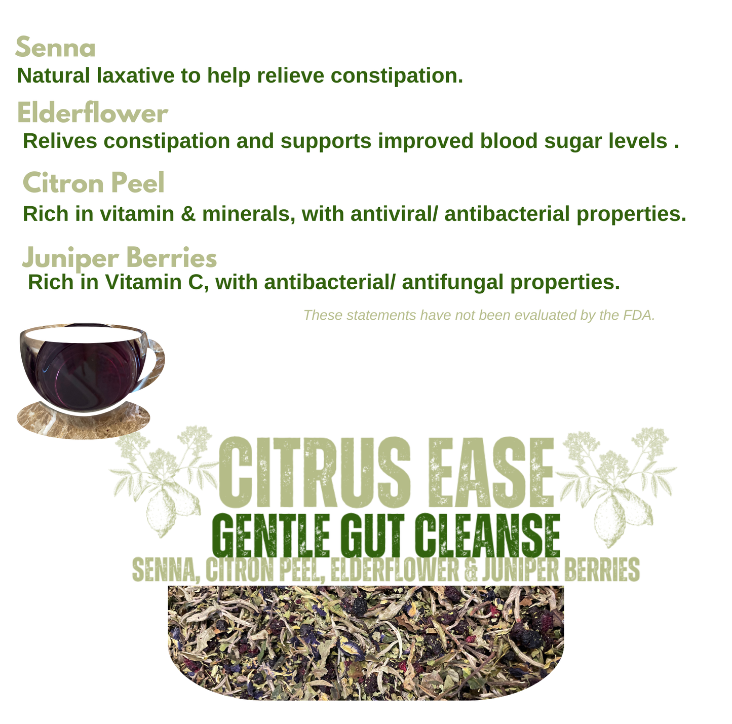 Citrus Ease- Tea for Gentle Gut Cleanse